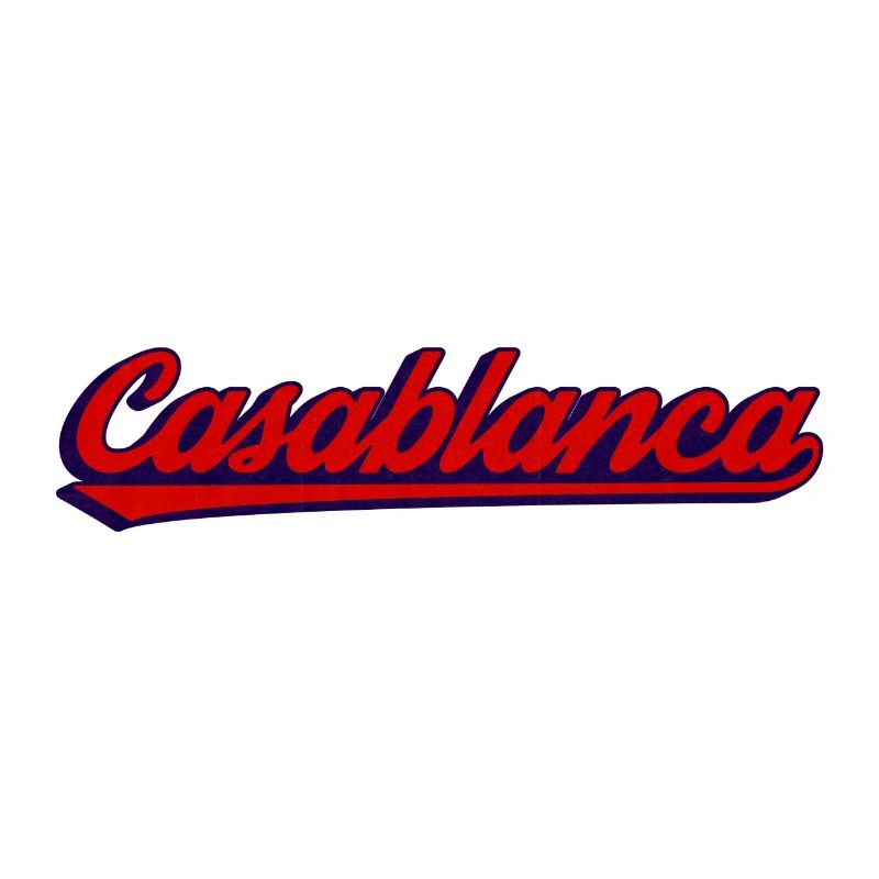 Script rétro néon dans l’ambiance Casablanca