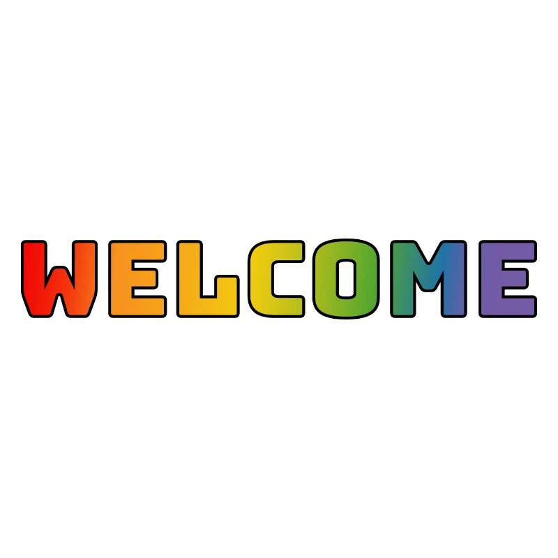 Regenbogen welcome CSD Shirt LGBT lgbtqi queer