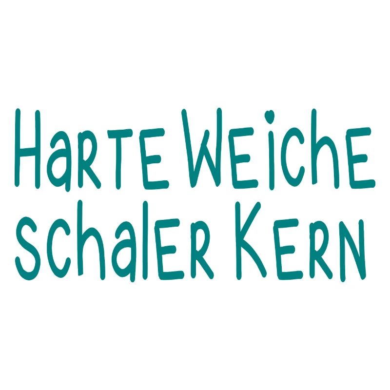Harte Weiche Schaler Kern