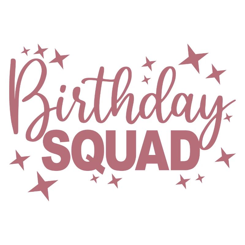 Birthday Squad Matching Group Birthday Party Gift