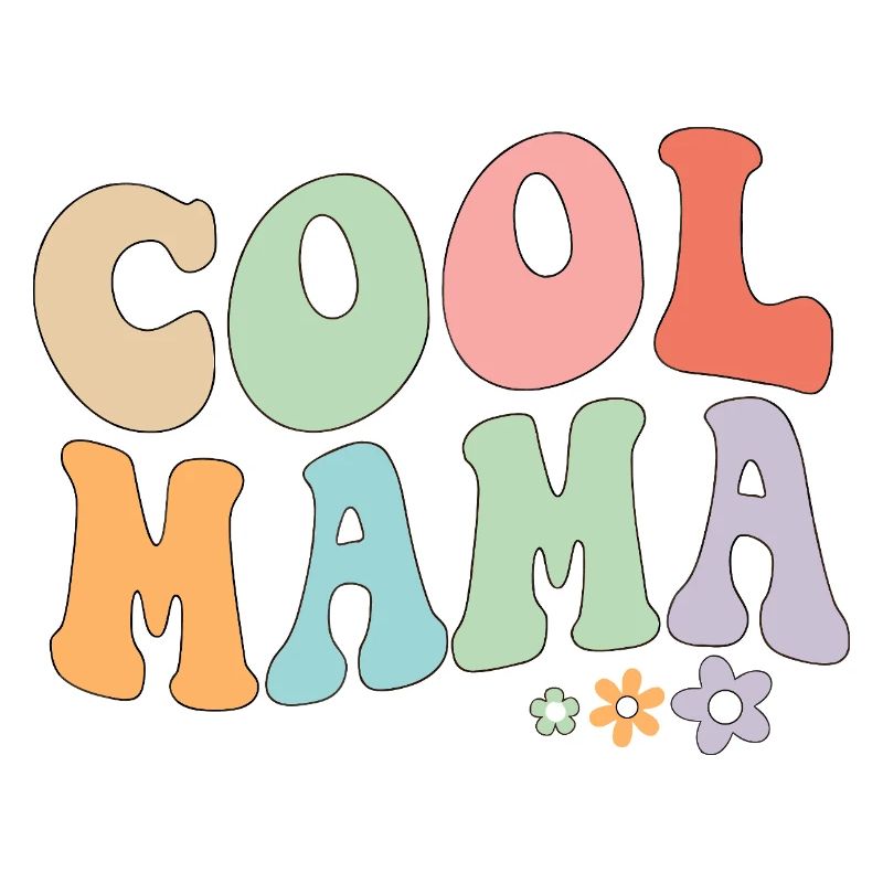 Cool Mama Retro-Blumen