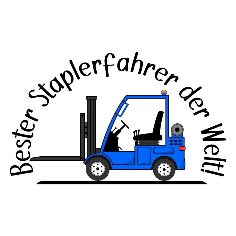 Staplerfahrer blau beste Staplerfahrer der Welt