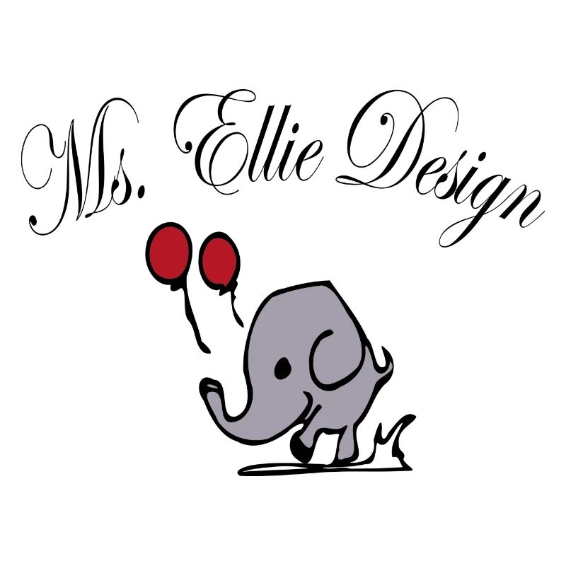 Dame éléphant avec ballons