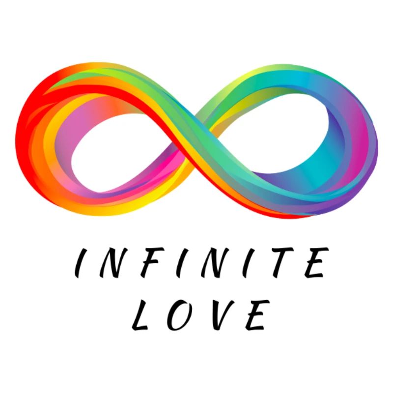 Infinite Love - Buntes Unendlichkeitszeichen