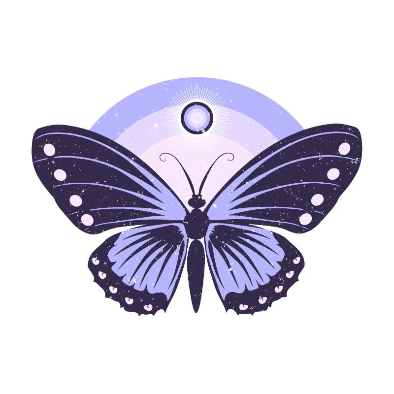Papillon Lilas mignon