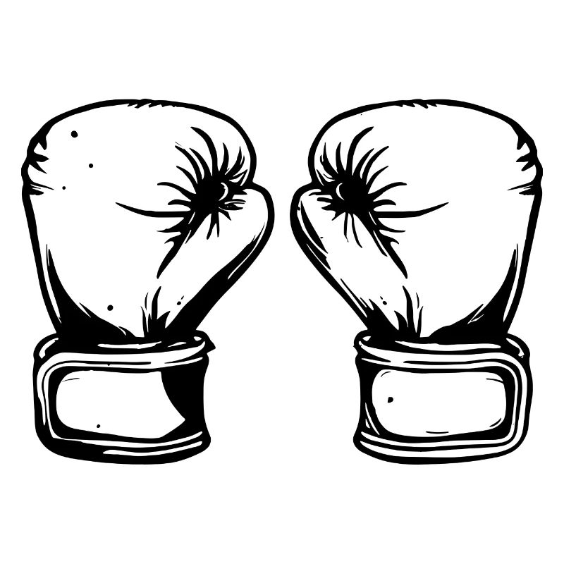 Dessin de gants de boxe