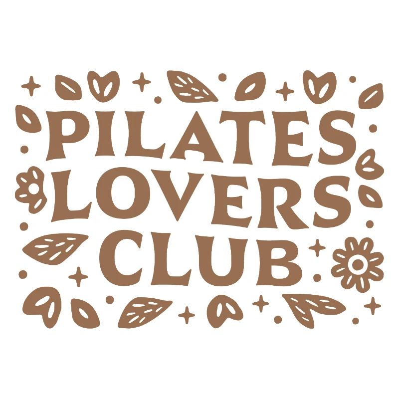 Pilates Lovers Club Mädchen Boho Blumenästhetik