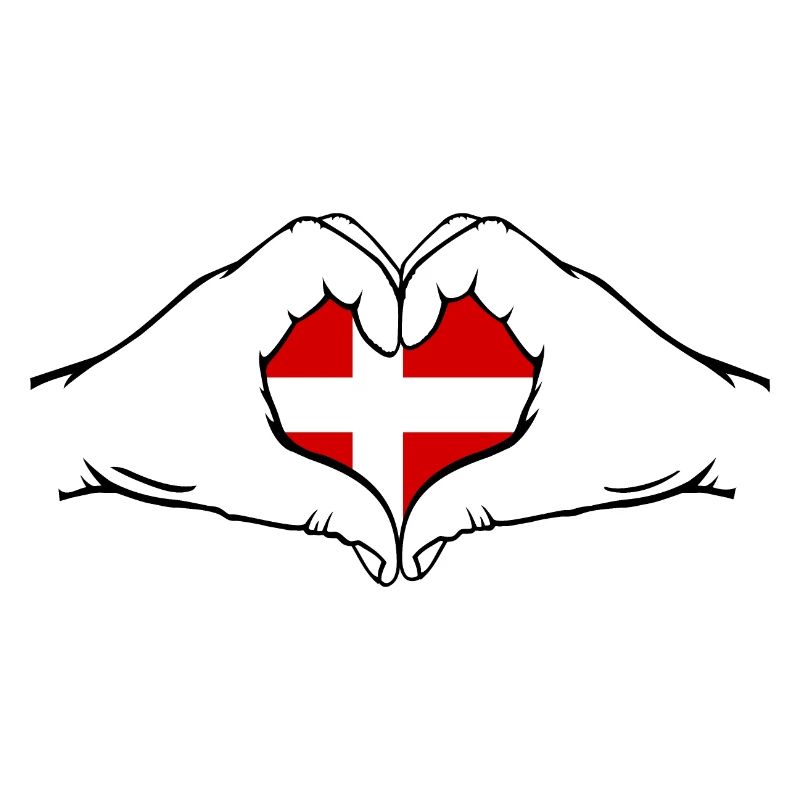 Danemark Forme de coeur