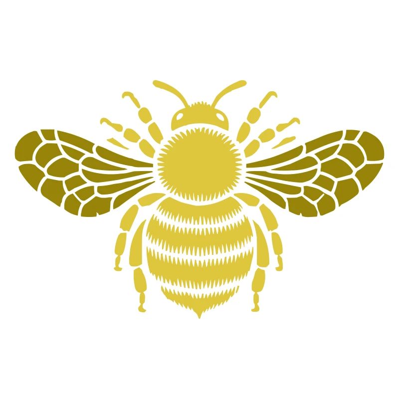 Golden Bee Pattern
