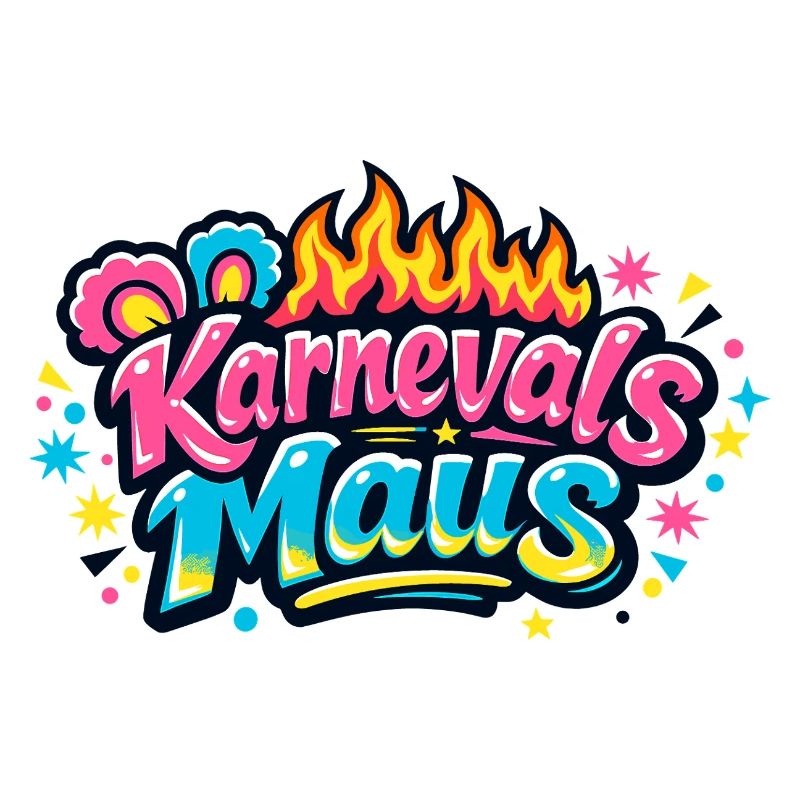 Karnevalsmaus Jeck - Kölle Alaaf Motiv