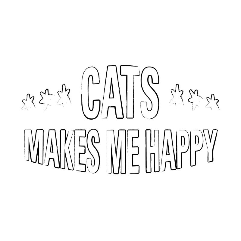 Cats make me happy