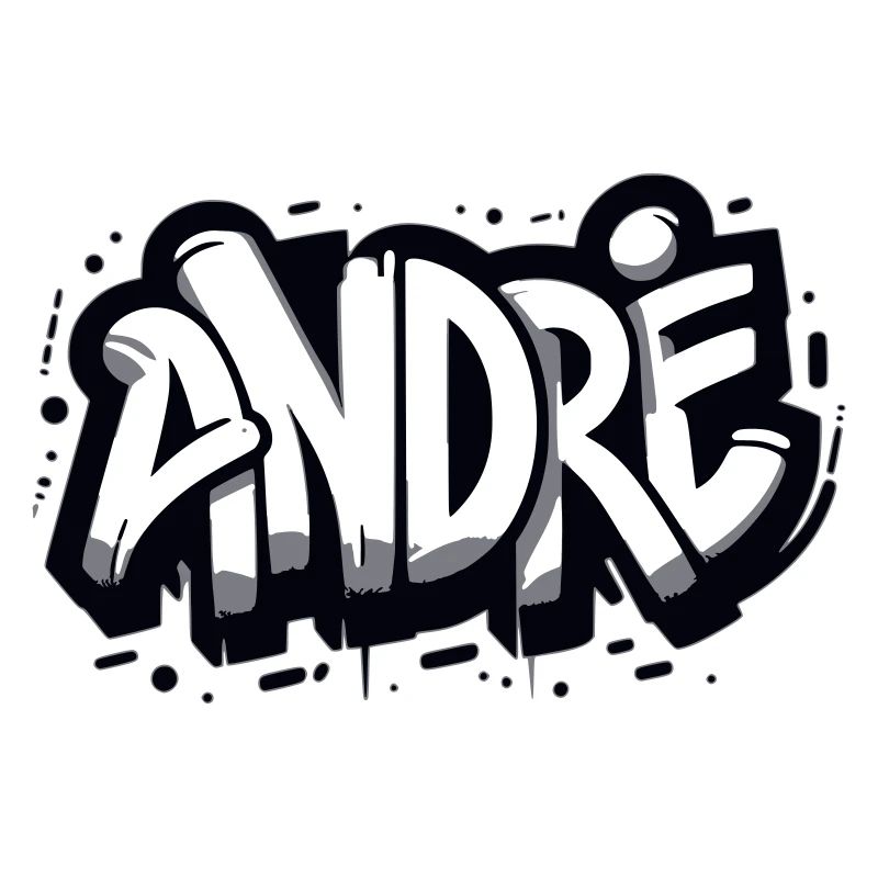 André Name First name Graffiti