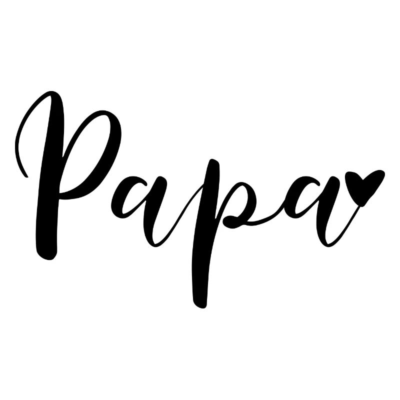 Papa Herz Geschenkidee