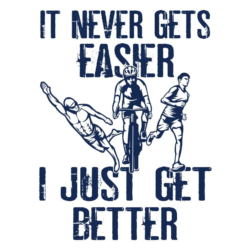 Ce ne sera jamais plus facile le triathlon