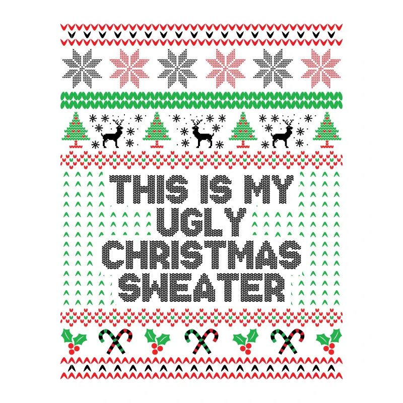 Das ist mein hässlicher Weihnachtspullover