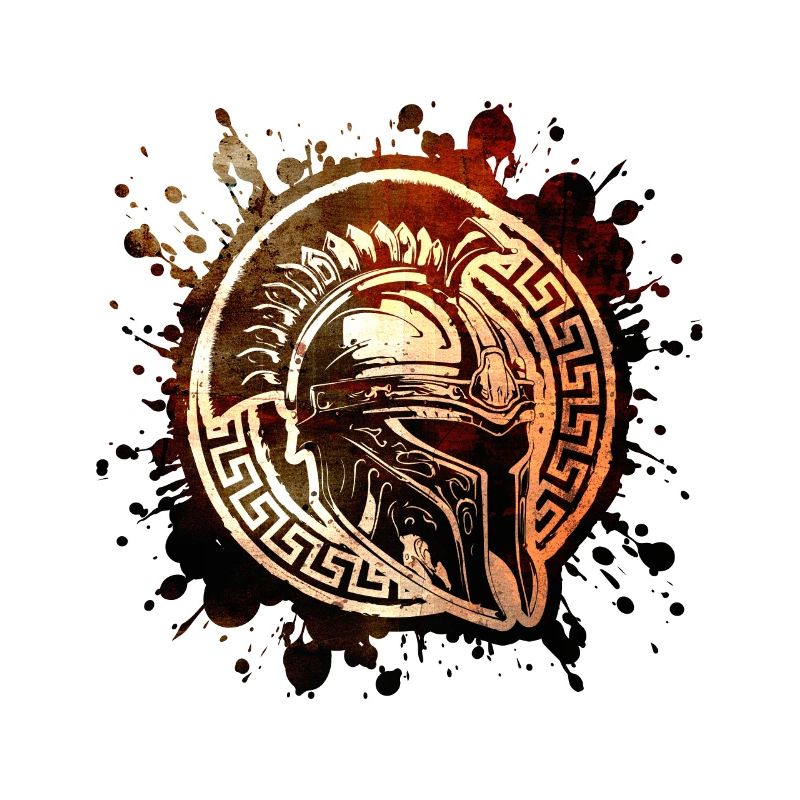 Spartaner Helm Motivation Gladiator