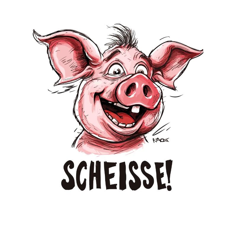 Merde, un petit cochon