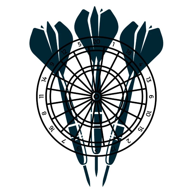 Trois flèches devant la cible