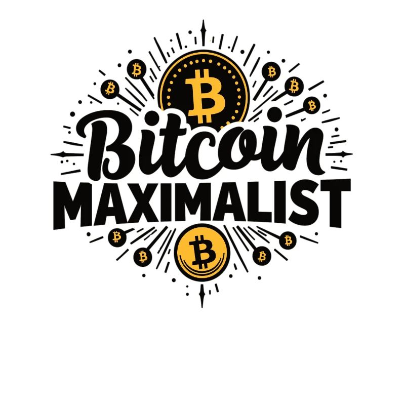 Bitcoin Maximalist - Design crypto élégant