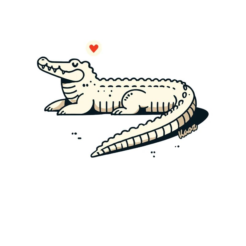 Cool Alligator – Décontracté et élégant