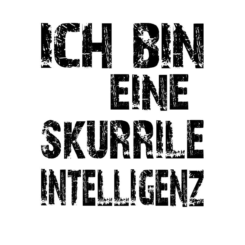 KI Spruch Ich bin eine skurrile Intelligenz