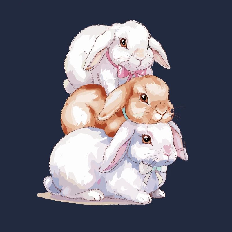 Cute Rabbit Stack for Rabbit Lovers