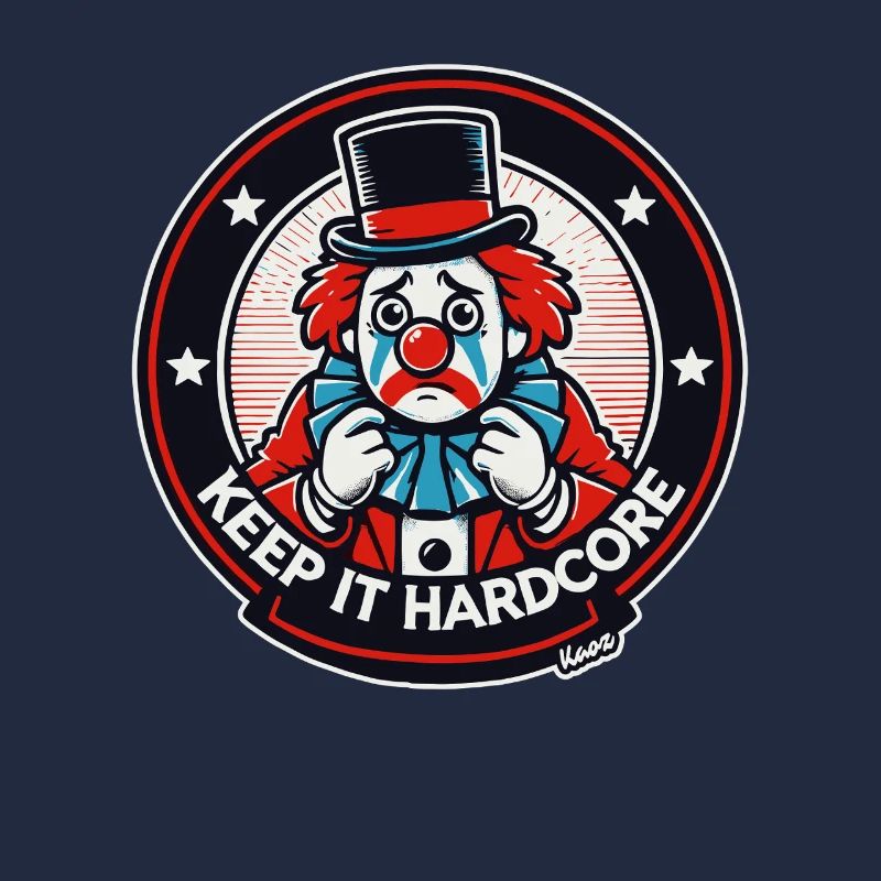 Keep It Hardcore Clown Design