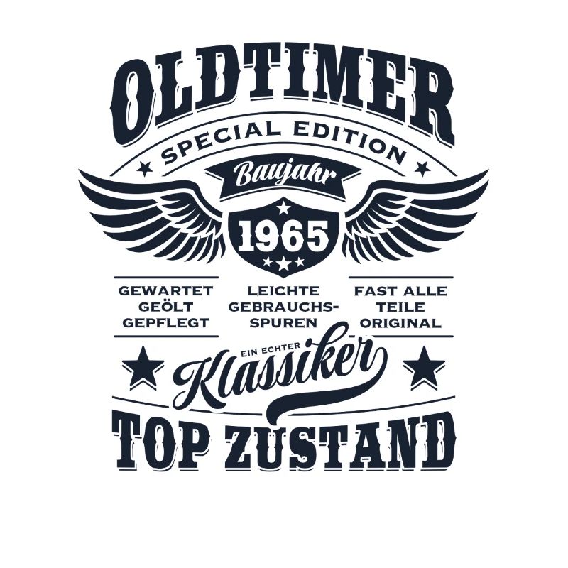 Oldtimer Baujahr 1965 - Geburtstag - Geschenk