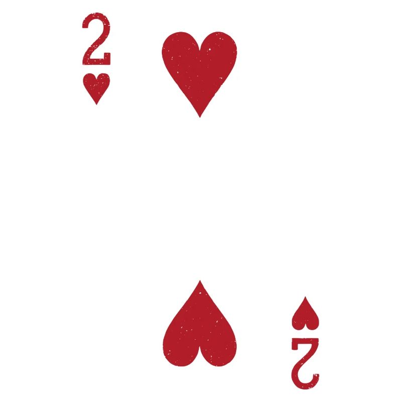 Two Hearts Double Head Card Rome