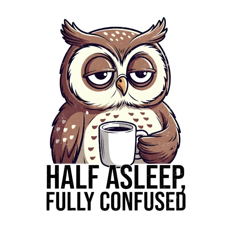 Kaffee Eule im Morgenrausch