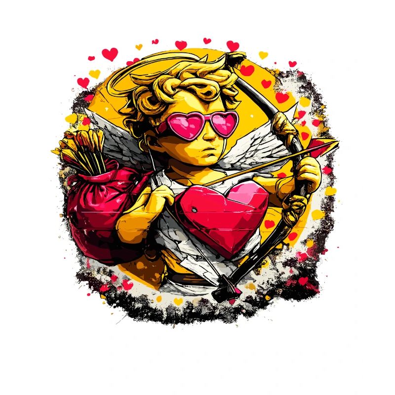 Cupid Graffiti Herzbogen
