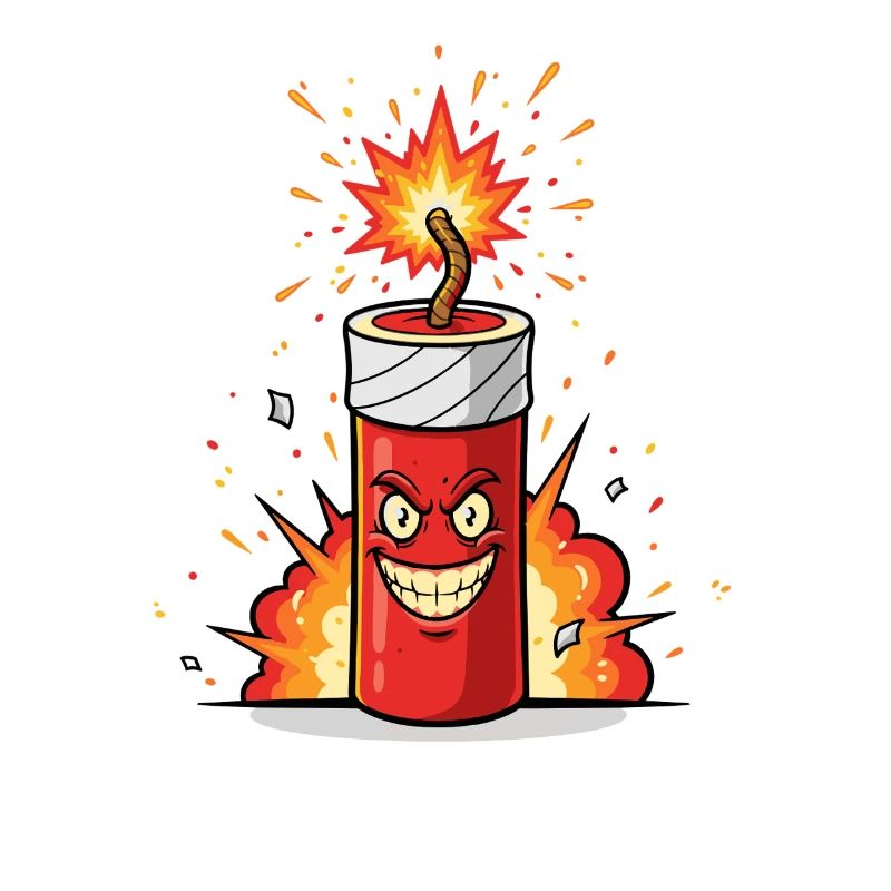 Angry Firecracker Comic