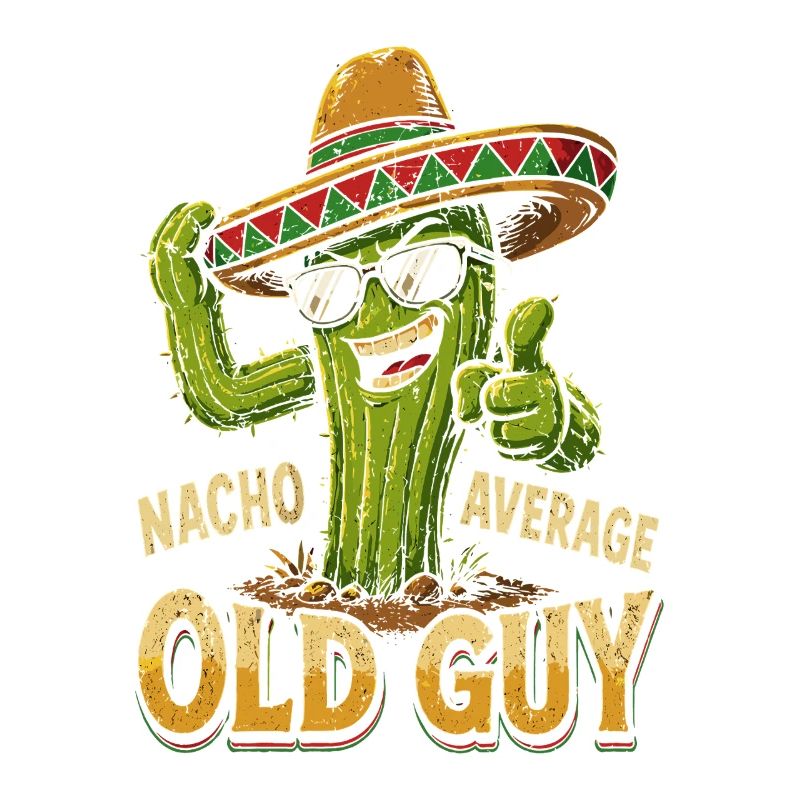 Non-Average Cactus Old Guy