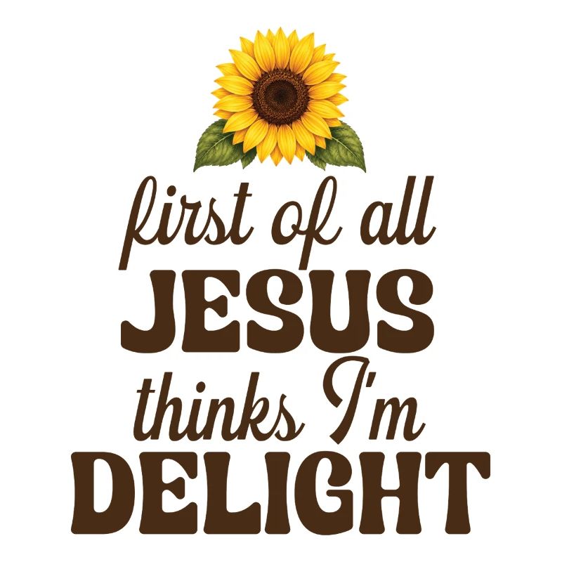 Zunächst einmal denkt Jesus, ich bin eine Freude