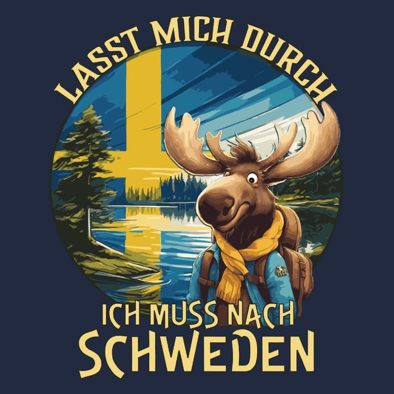 Schweden - lasst mich durch - Elch