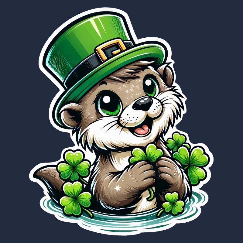Plaisir de la loutre de la Saint-Patrick