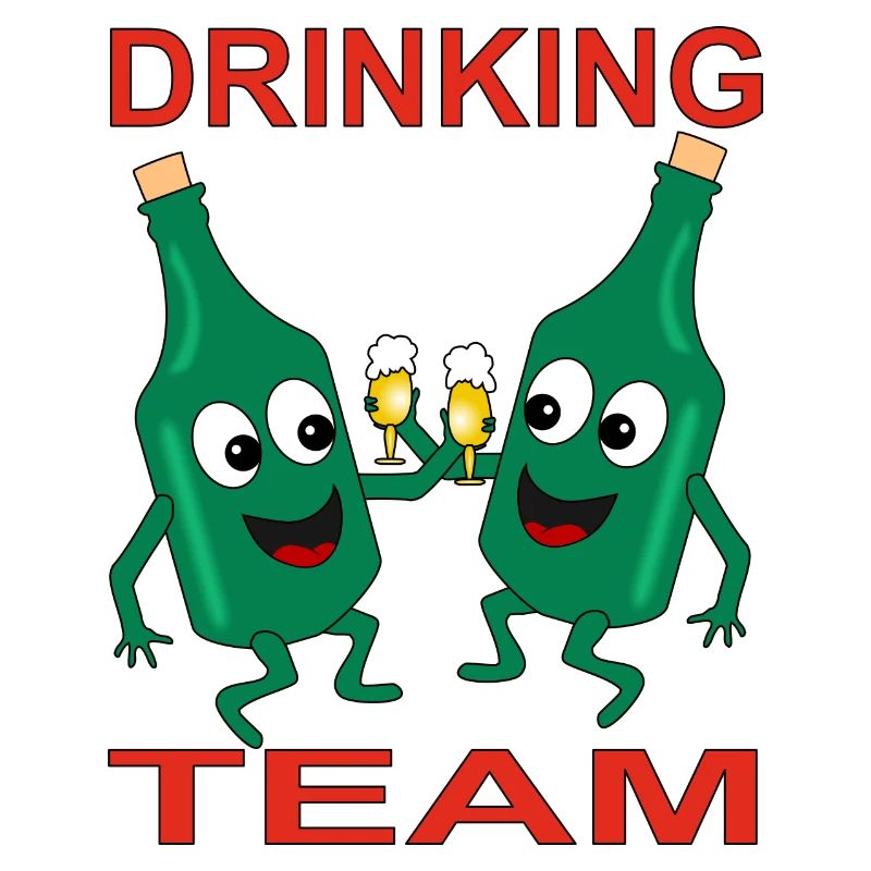 Mischievous Beer Bottles Drinking Team