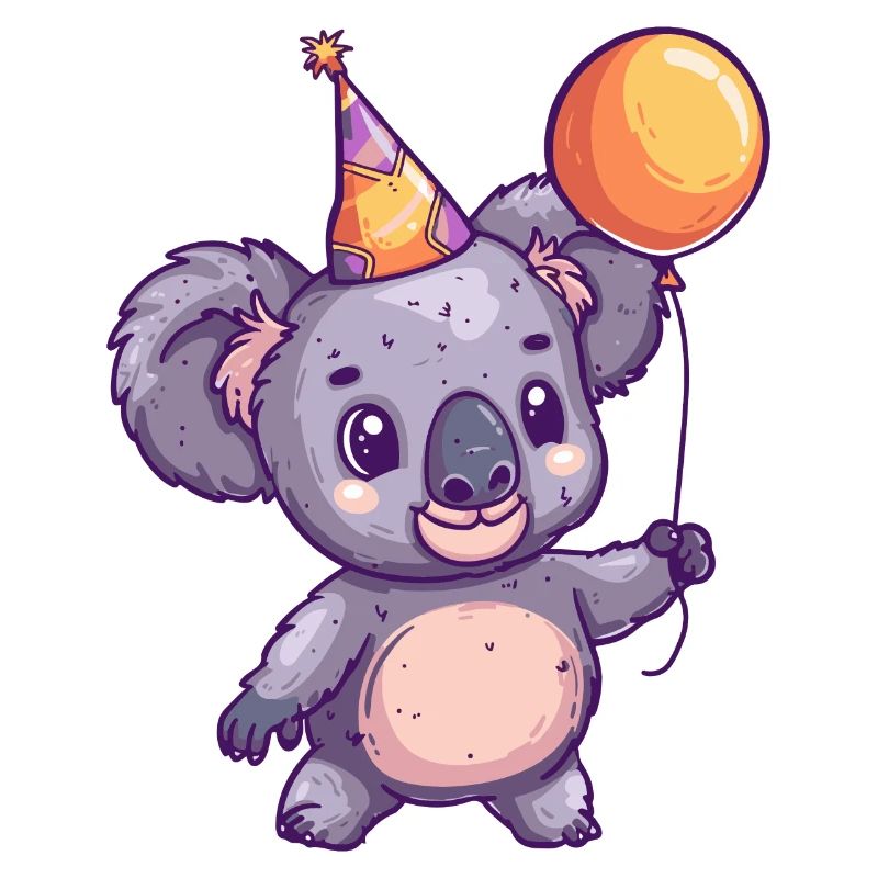 Koala Geburtstag Comic Niedlich