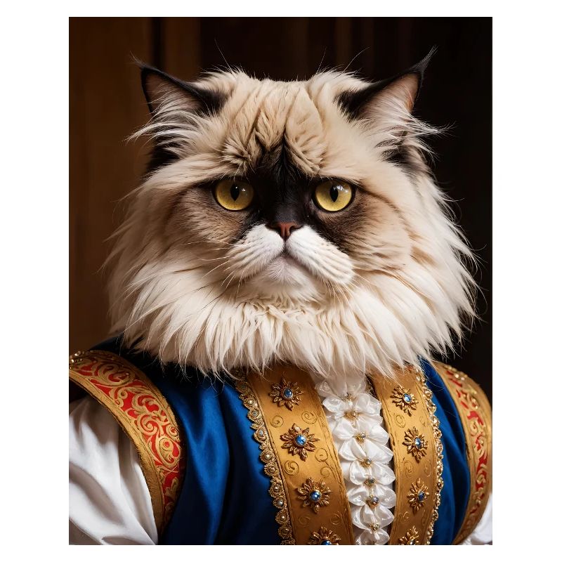 Patte de velours royale – Le chat aristocrate