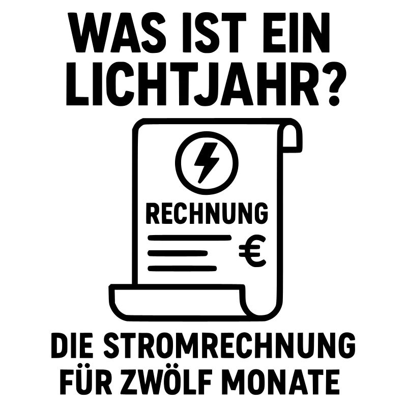 stromrechnung lichtjahr witz