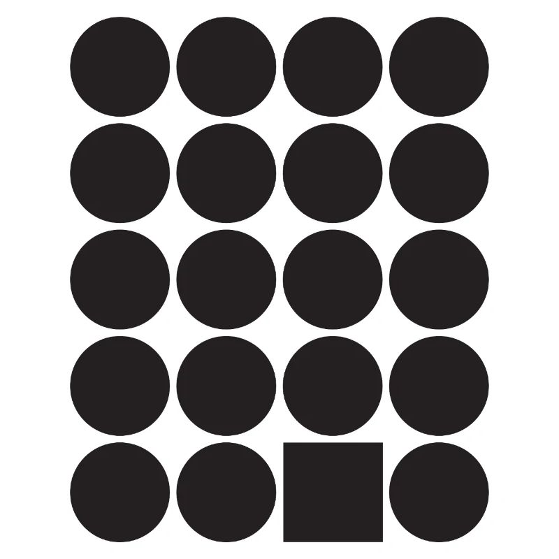 Geometric Dot Grid with a Square