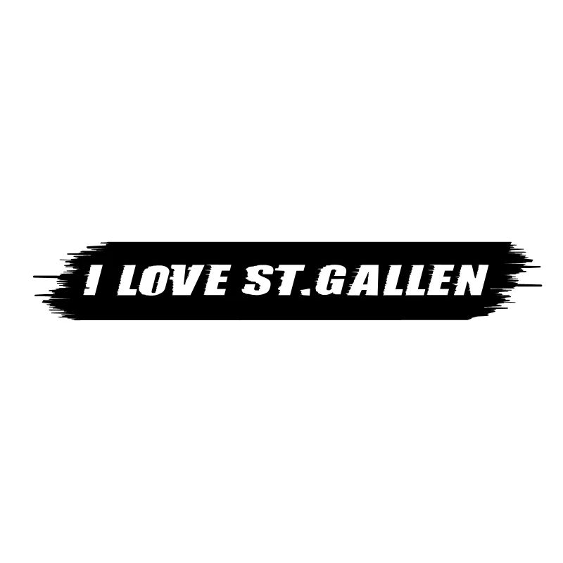 j'adore Saint-Gall | Effet de tempête | Vectorgraphique