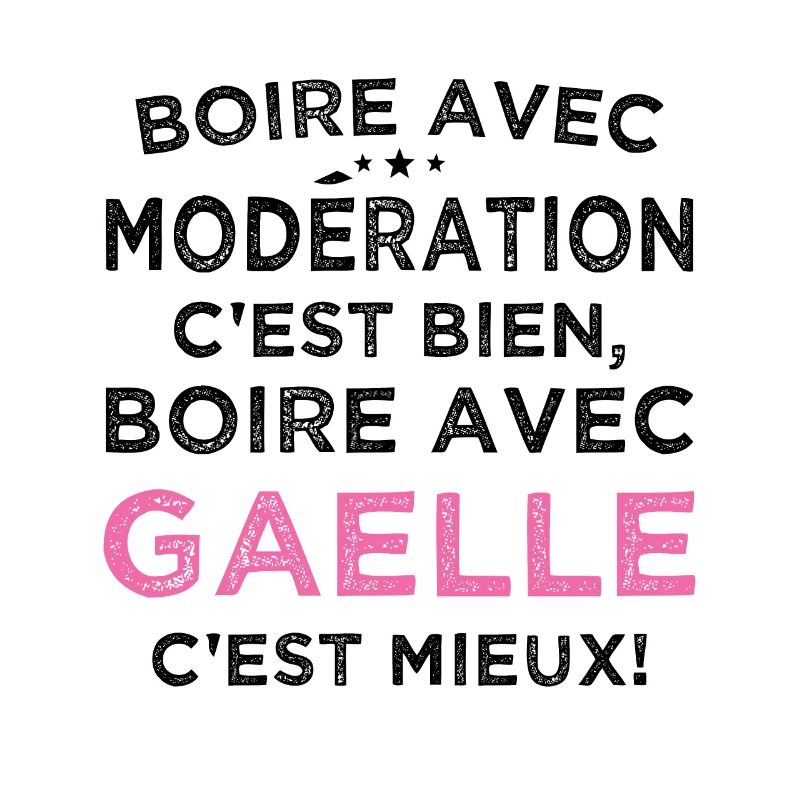 Super Gaelle humorous aperitif drinking with Gaelle
