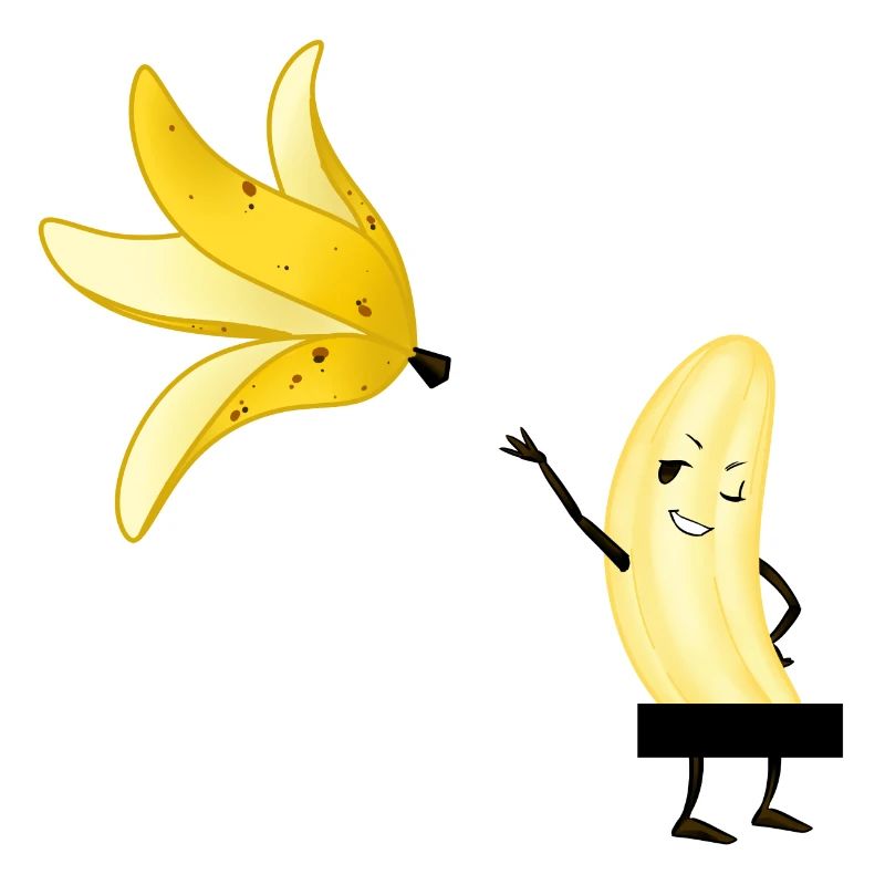 Banane nue striptease rigolote