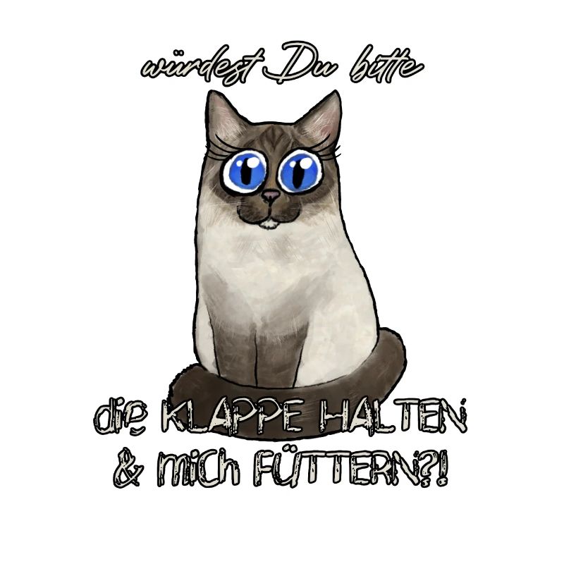 Chat affamé