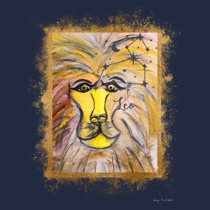 Löwe Sternzeichen Illustration