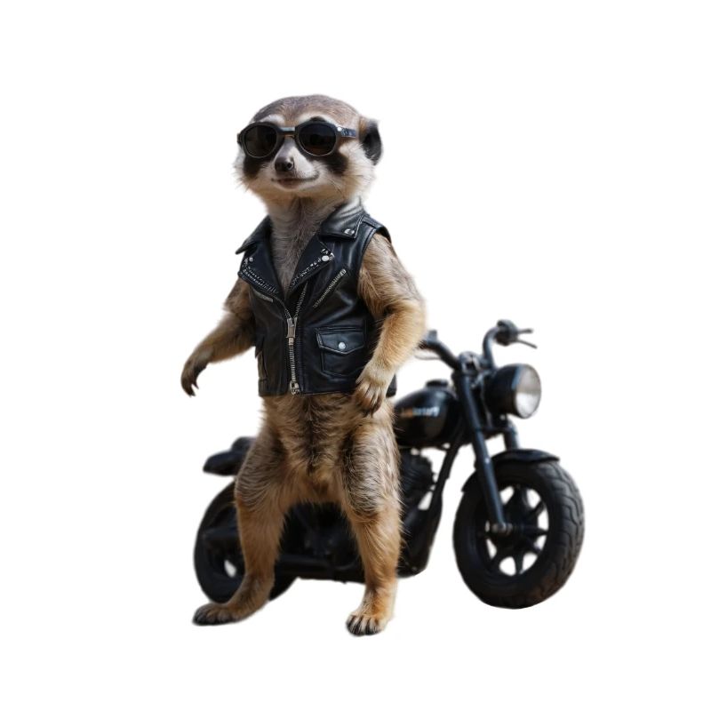 Biker Erdmännchen