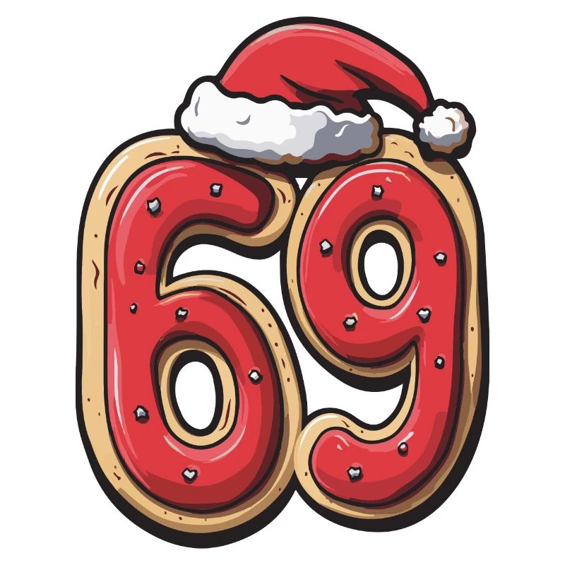 Biscuit de Noël à 69 chiffres