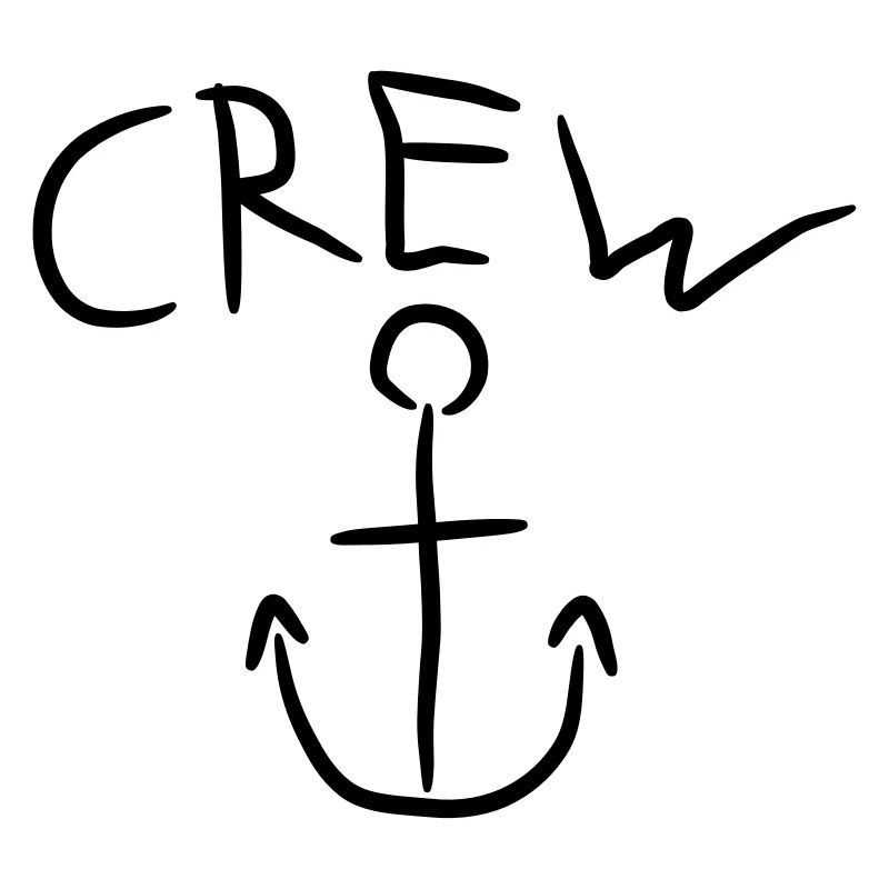 Crew Anchor Comic Logo