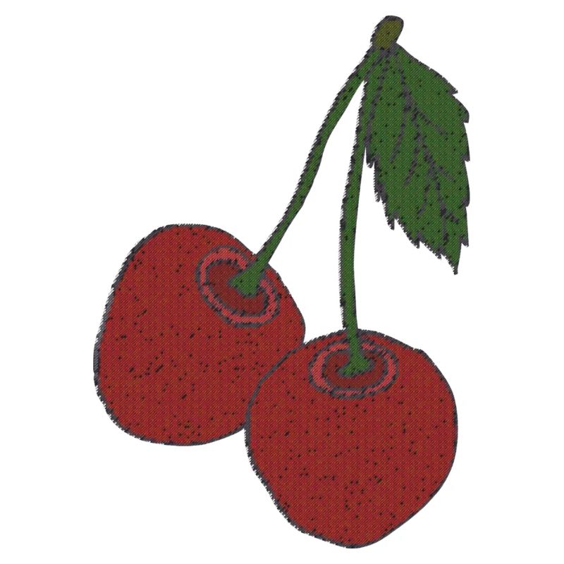 Cherries fabric